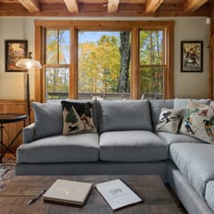 Stowe Cabin in the woods