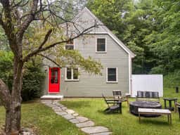 Stowe Cabin in the woods