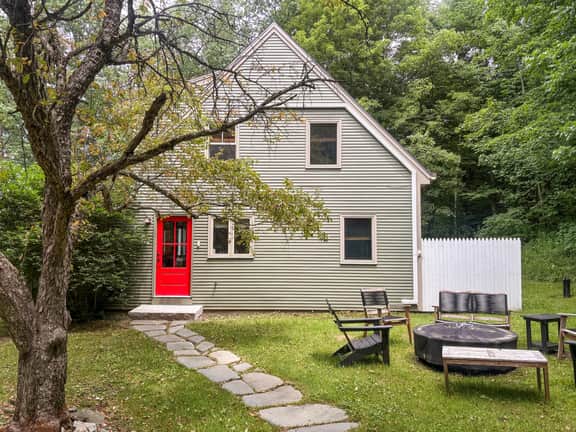 Stowe Cabin in the woods